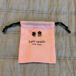 Kate Spade black earrings.